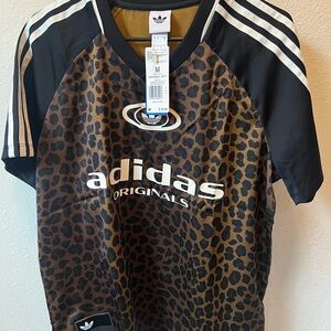 Adidas Originals Leopard Print Jersey